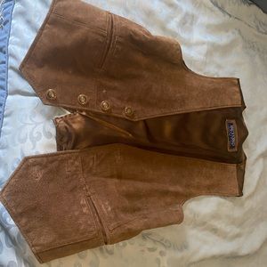 Suede Vest Size Small